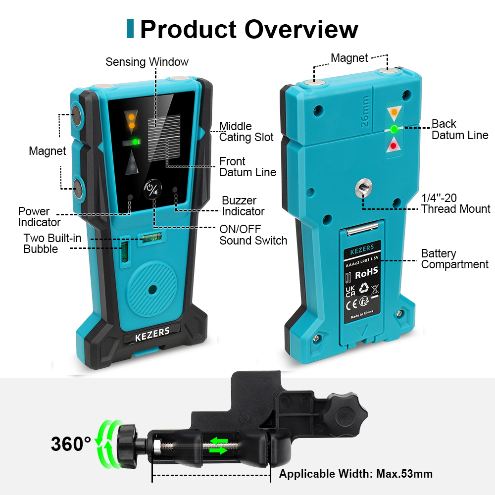 KEZERS Red Green Laser Level R - đánh giá và giá Spirit Level