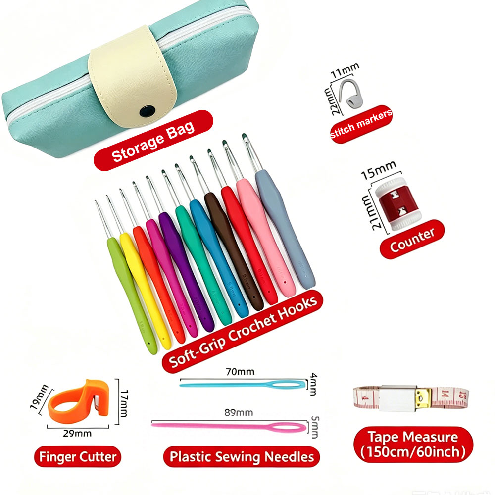 37pcs Crochet Hooks Kits with  - đánh giá và giá Tool Bag
